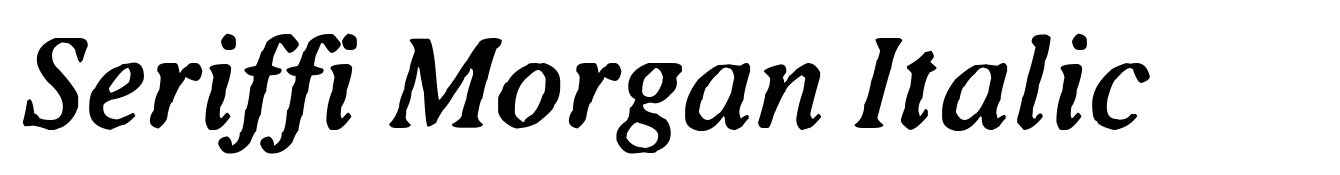 Seriffi Morgan Italic